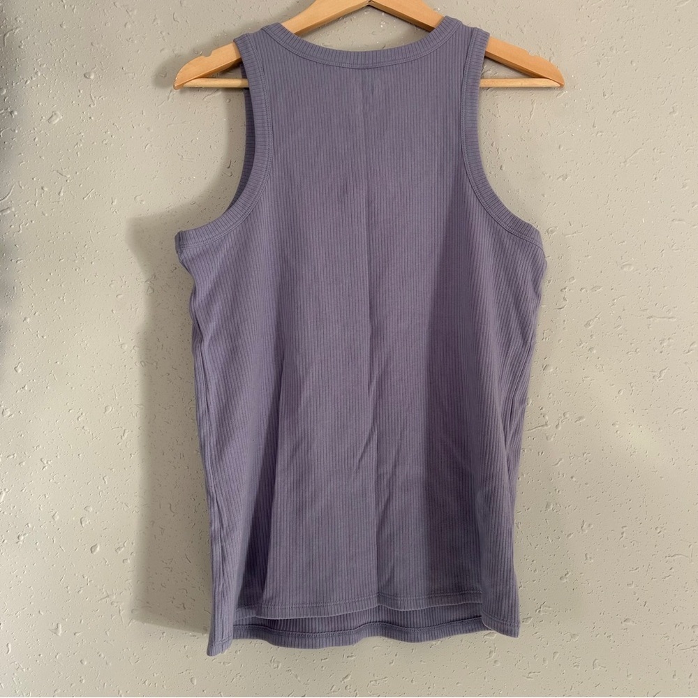 🦋 NWT Maurices Lavender Ribbed Tank Top Purple Casual Stretch Comfy XXL - Picture 5 of 7